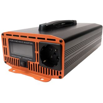 Napájací menič HOULI 12V na 230V, 1300W/2600W, čistá sínusoida