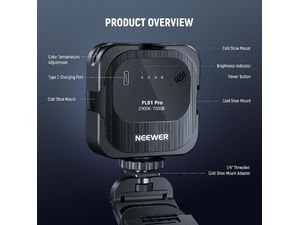 Neewer PL81 PRO permanentné foto svetlo, 90 ultra jasných LED diód, 5W