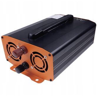 Napájací menič HOULI 12V na 230V, 1300W/2600W, čistá sínusoida