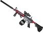 Sunny Blaster M4A1, vodná gélová guľová pištoľ s príslušenstvom, červená