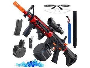 Sunny Blaster M4A1, vodná gélová guľová pištoľ s príslušenstvom, červená