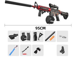 Sunny Blaster M4A1, vodná gélová guľová pištoľ s príslušenstvom, červená