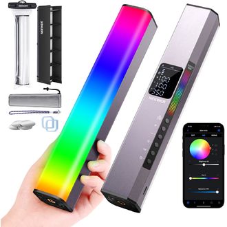 Neewer RGB1 červená zlatá, trvalá svetelná lišta, 150x RGB LED, 10W, magnetické upevnenie