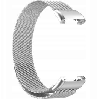 Mobilly remienok pre Xiaomi Band 7 Pro, milánsky ťah, strieborný