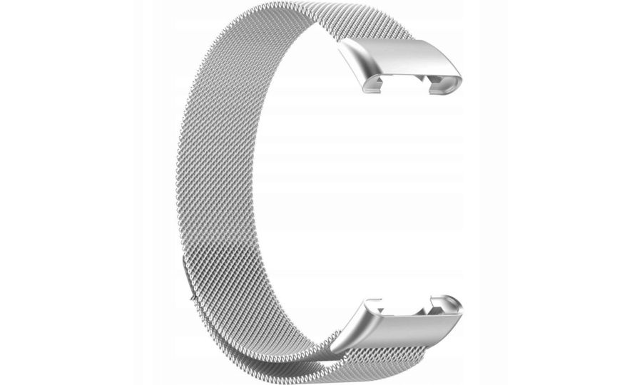 Mobilly remienok pre Xiaomi Band 7 Pro, milánsky ťah, strieborný
