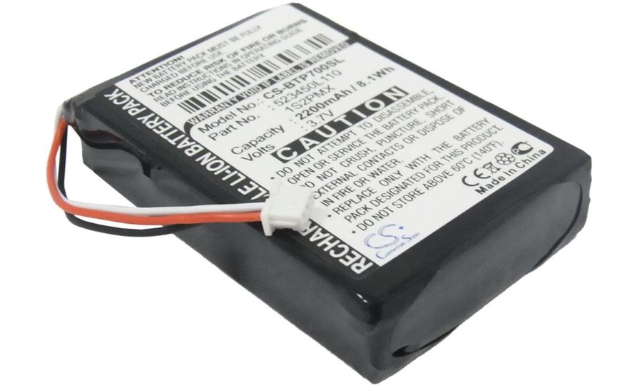 Batéria pre Blaupunkt Travelpilot 500, Blaupunkt Travelpilot 700 (napr. Blaupunkt 1S2PMX), 2200 mAh