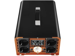 Napájací menič HOULI 24V na 230V, 3000W/6000W, čistá sínusoida