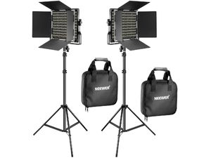 Neewer 660 set 2x Bi-Color permanentné foto svetlo, 330x studená + 330x teplá LED, 40W
