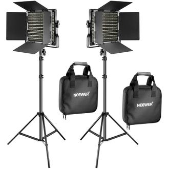 Neewer 660 set 2x Bi-Color permanentné foto svetlo, 330x studená + 330x teplá LED, 40W