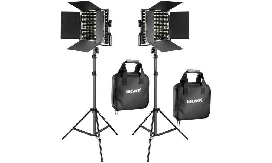 Neewer 660 set 2x Bi-Color permanentné foto svetlo, 330x studená + 330x teplá LED, 40W
