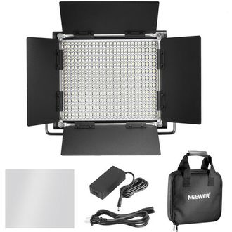 Neewer 660 set 2x Bi-Color permanentné foto svetlo, 330x studená + 330x teplá LED, 40W