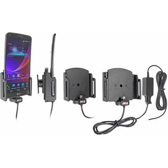 Brodit držiak do auta na mobilný telefón nastaviteľný so skrytým nabíjaním š.75-89 mm, tl.6-10mm