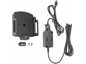 Brodit držiak do auta na mobilný telefón nastaviteľný so skrytým nabíjaním š.75-89 mm, tl.6-10mm