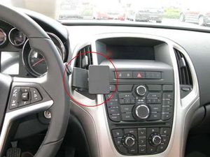 Brodit ProClip montážna konzola pre Opel Astra 10-15, MÔŽE blokovať informačný displej, na stred