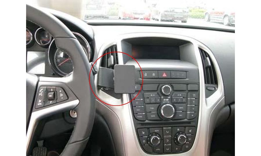 Brodit ProClip montážna konzola pre Opel Astra 10-15, MÔŽE blokovať informačný displej, na stred