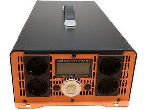 Napájací menič HOULI 12V na 230V, 3000W/6000W, čistá sínusoida
