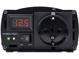 Napájací menič HOULI 12V na 230V, 1000W/2000W, čistá sínusoida