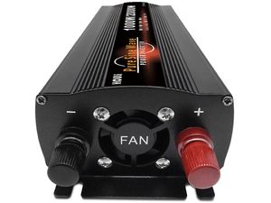 Napájací menič HOULI 12V na 230V, 1000W/2000W, čistá sínusoida
