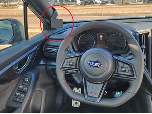 Brodit Montážny držiak ProClip pre Subaru WRX 22-24, vľavo na stĺpiku