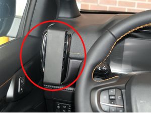 Brodit ProClip Ford Ranger/Ranger Raptor/Ranger Wildtrak 23-24, vľavo na mriežke chladiča