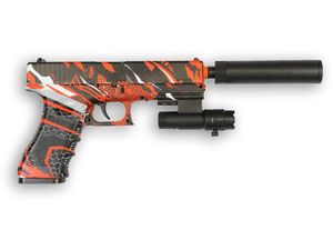 Sunny Blaster Glock - 2, pištoľ na vodné gélové granule s príslušenstvom, čierna