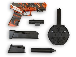 Sunny Blaster Glock - 2, pištoľ na vodné gélové granule s príslušenstvom, čierna