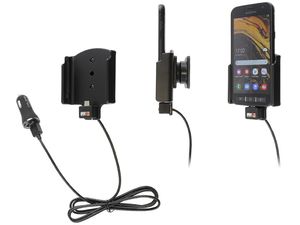 Brodit držiak do auta pre Samsung Galaxy XCover 4s bez puzdra, s nabíjaním cez cigaretový zapaľovač/USB
