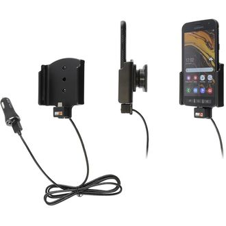 Brodit držiak do auta pre Samsung Galaxy XCover 4s bez puzdra, s nabíjaním cez cigaretový zapaľovač/USB