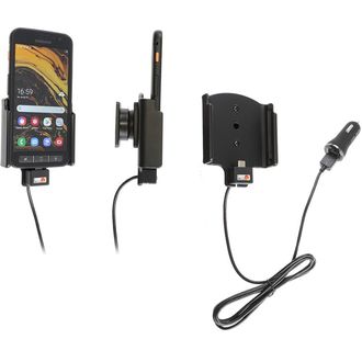 Brodit držiak do auta pre Samsung Galaxy XCover 4s bez puzdra, s nabíjaním cez cigaretový zapaľovač/USB