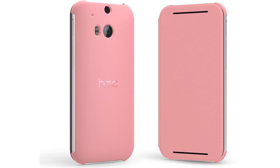 HTC flipové puzdro HC V941 pre HTC One (M8), ružové