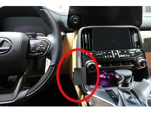 Brodit Montážny držiak ProClip pre Lexus LX Series 22-24, vľavo v strede