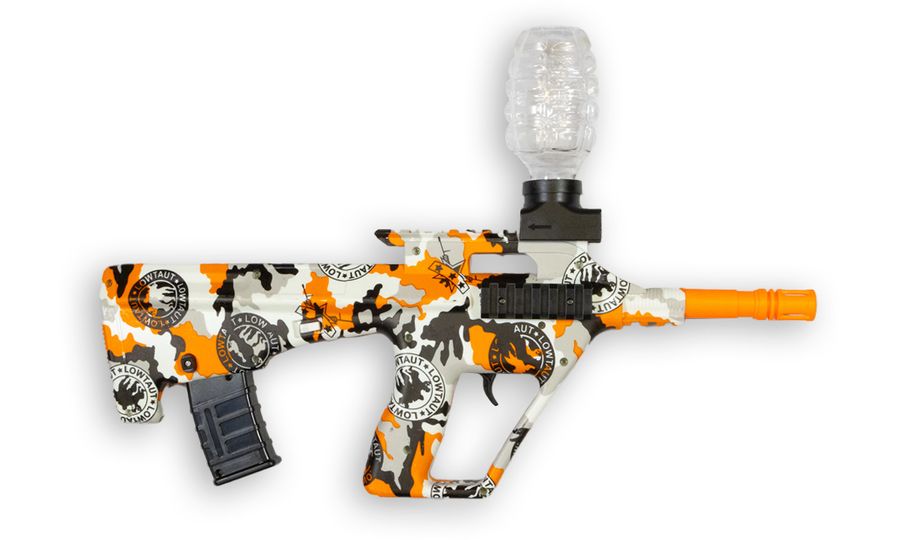 Sunny Blaster RS 99-83, útočná puška na vodné gélové granule s príslušenstvom, oranžová