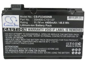 Batéria pre Fujitsu Amilo Pi3450, Amilo Pi3525, Amilo Pi3540, 4400mAh, Li-Ion