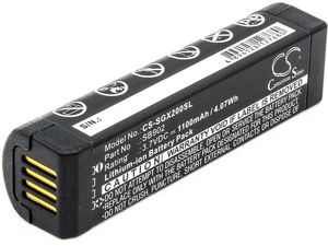 Batéria pre Shure GLXD1, 2, MXW2, 1100 mAh