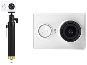 Xiaomi Yi Sports FullHD športová kamera, biela + selfie teleskopická tyč