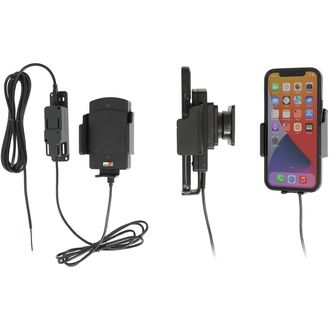 Brodit držiak s bezdrôtovým nabíjaním Qi 15W, nastaviteľný, š 61-83 mm, hrúbka 6-11 mm, skryté nabíjanie