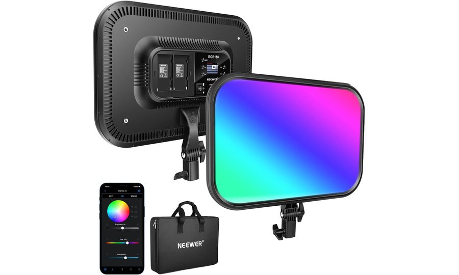 Neewer RGB168, 18,3" RGB panel, 144x RGBWW LED, 60W