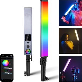 Neewer BH30S ručná svetelná lišta, 168x biela + 80x RGB LED, 15W, 5/8" závit