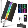 Neewer CL124 RGB permanentná ručná svetelná lišta, 112x biela + 60x RGB LED, 16W, 5/8" závit