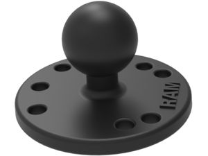 RAM Mounts kruhový adaptér, kovový, vzor otvorov AMPS, 1"kolík, RAM-B-202U