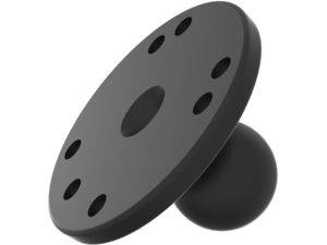 RAM Mounts kruhový adaptér, kovový, vzor otvorov AMPS, 1"kolík, RAM-B-202U