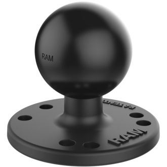 RAM Mounts okrúhly adaptér so vzorom otvorov AMPS s guľovým čapom 1,5", RAM-202U, použitý