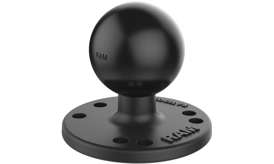 RAM Mounts okrúhly adaptér so vzorom otvorov AMPS s guľovým čapom 1,5", RAM-202U, použitý