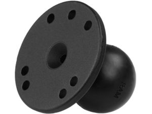 RAM Mounts okrúhly adaptér so vzorom otvorov AMPS s guľovým čapom 1,5", RAM-202U, použitý