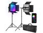 Neewer set 2x RGB1200 foto svetlo, 480x RGB LED, 60W