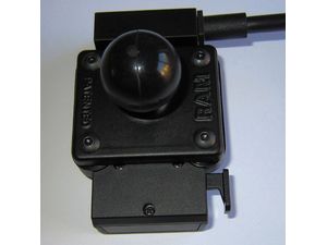 RAM Mounts Obdĺžnikový adaptér, kov, vzor otvorov AMPS, 1" kolík, RAM-B-347U