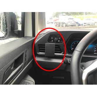 Brodit ProClip Volkswagen Caddy/Caddy Cargo 21-24/Ford Tourneo Connect 23-23, vľavo na mriežke
