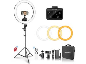 Neewer SRP18 trvalé 18" kruhové svetlo so stojanom, 272 LED, 42W, 2540lux, CRI 95, diaľkové ovládanie