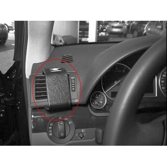 Brodit Montážny držiak ProClip pre Audi A4 Avant 02-07/Sedan 01-07, vľavo na mriežku ventilácie