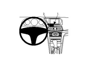 Brodit ProClip pre Mercedes Benz E-Class (200-430) Convertible/Coupe 10-13, na stred